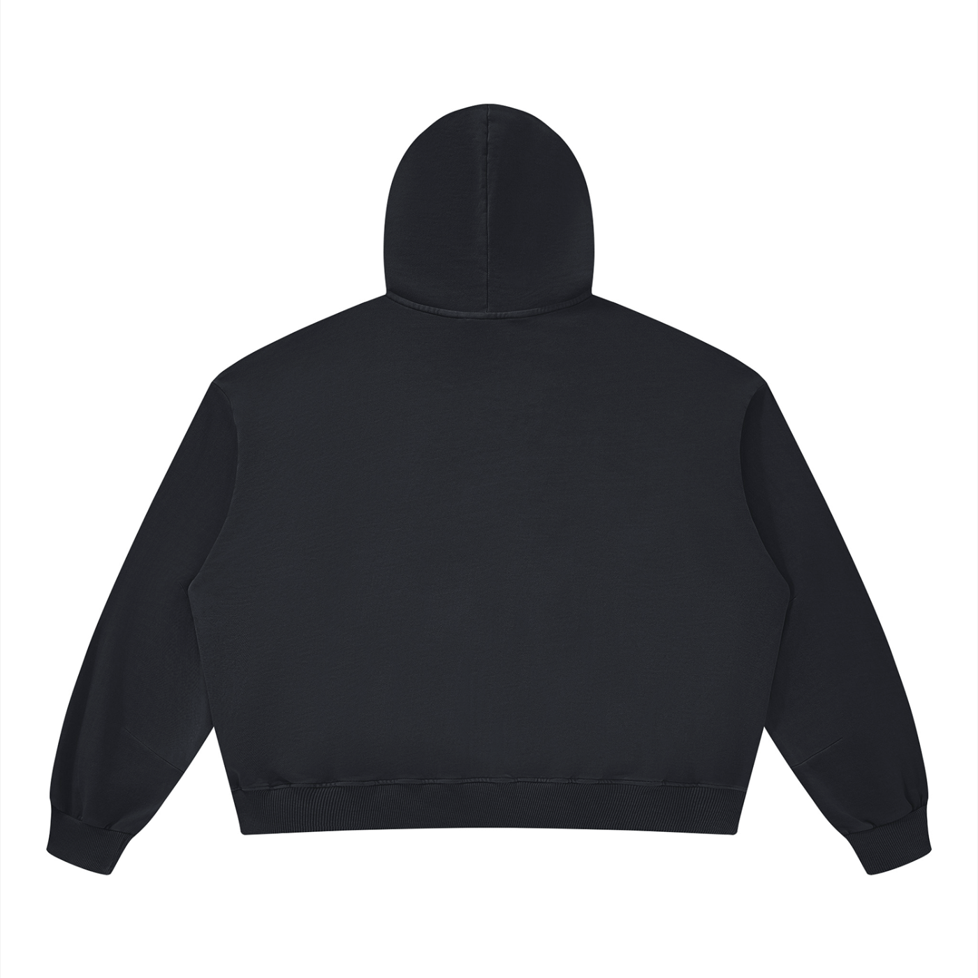 STILL. Boxy Vintage Wash Hoodie — garment-washed cotton hoodie