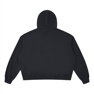 STILL. Boxy Vintage Wash Hoodie — garment-washed cotton hoodie