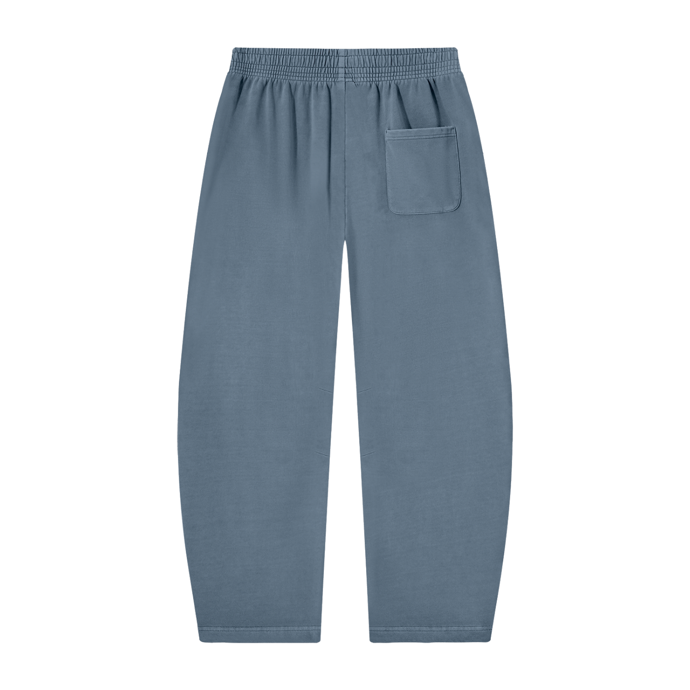 STILL. Vintage Wash Barrel Leg Sweatpants — washed cotton barrel leg sweatpants