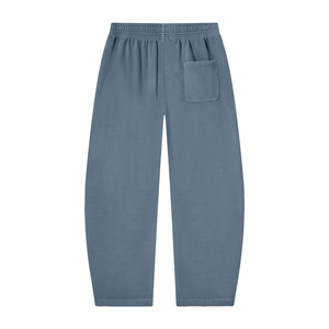 STILL. Vintage Wash Barrel Leg Sweatpants — washed cotton barrel leg sweatpants