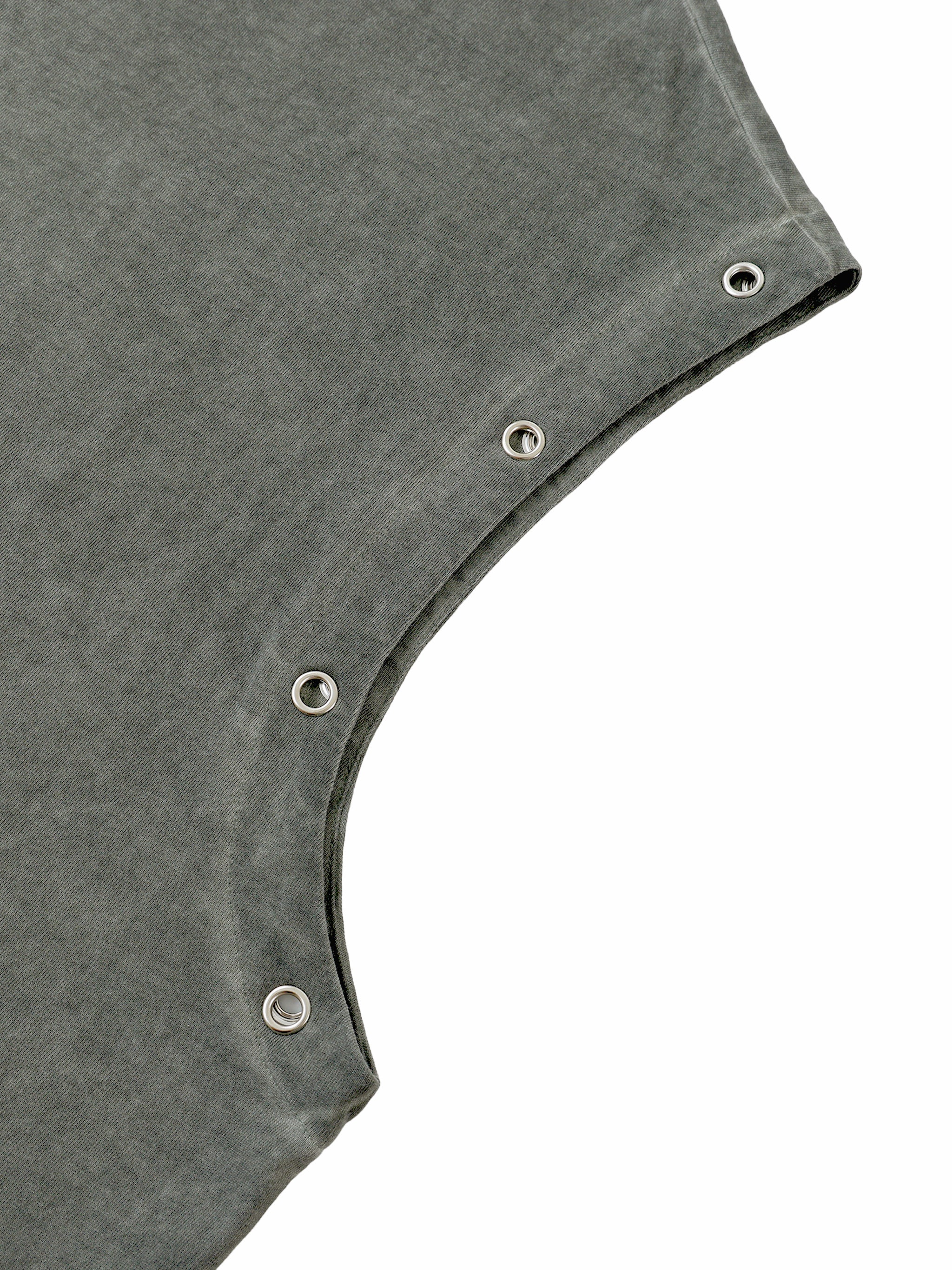 Distressed Grommet Eyelet Tank Top image 2