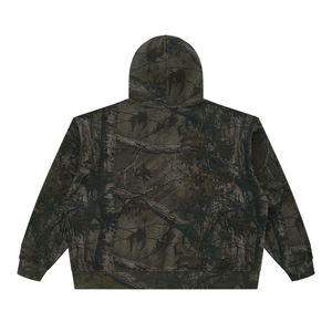 STILL. Unisex Waffle Tree Camo Boxy Hoodie, additional view
