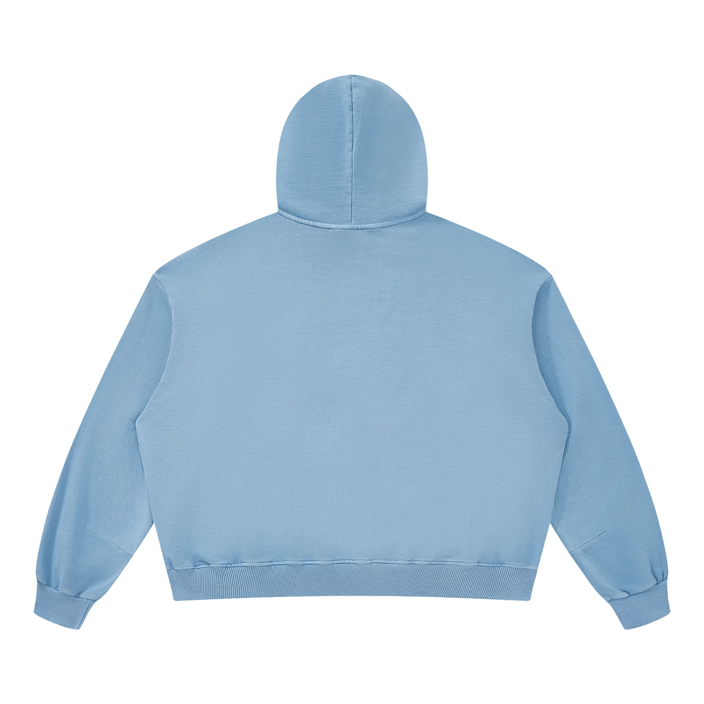 STILL. Boxy Vintage Wash Hoodie — garment-washed cotton hoodie