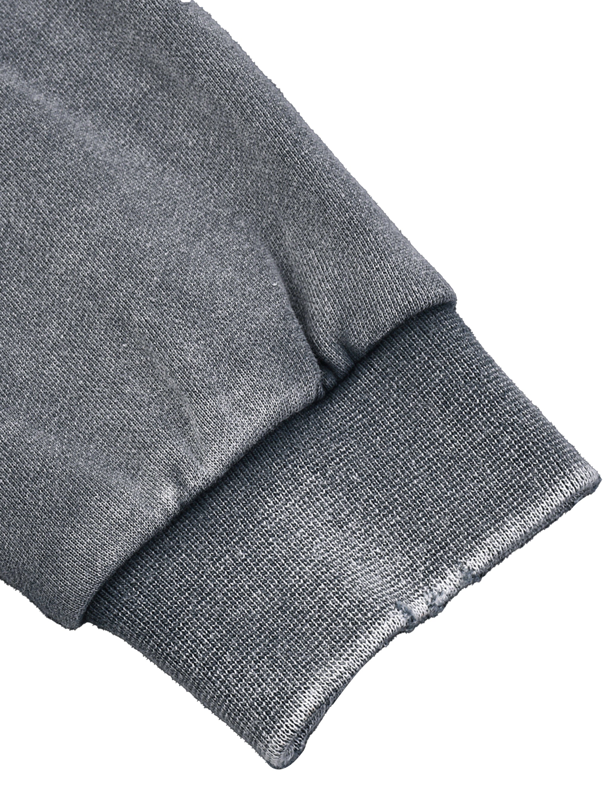 Snow Washed Raw Edge Cropped Sweatshirt image 2