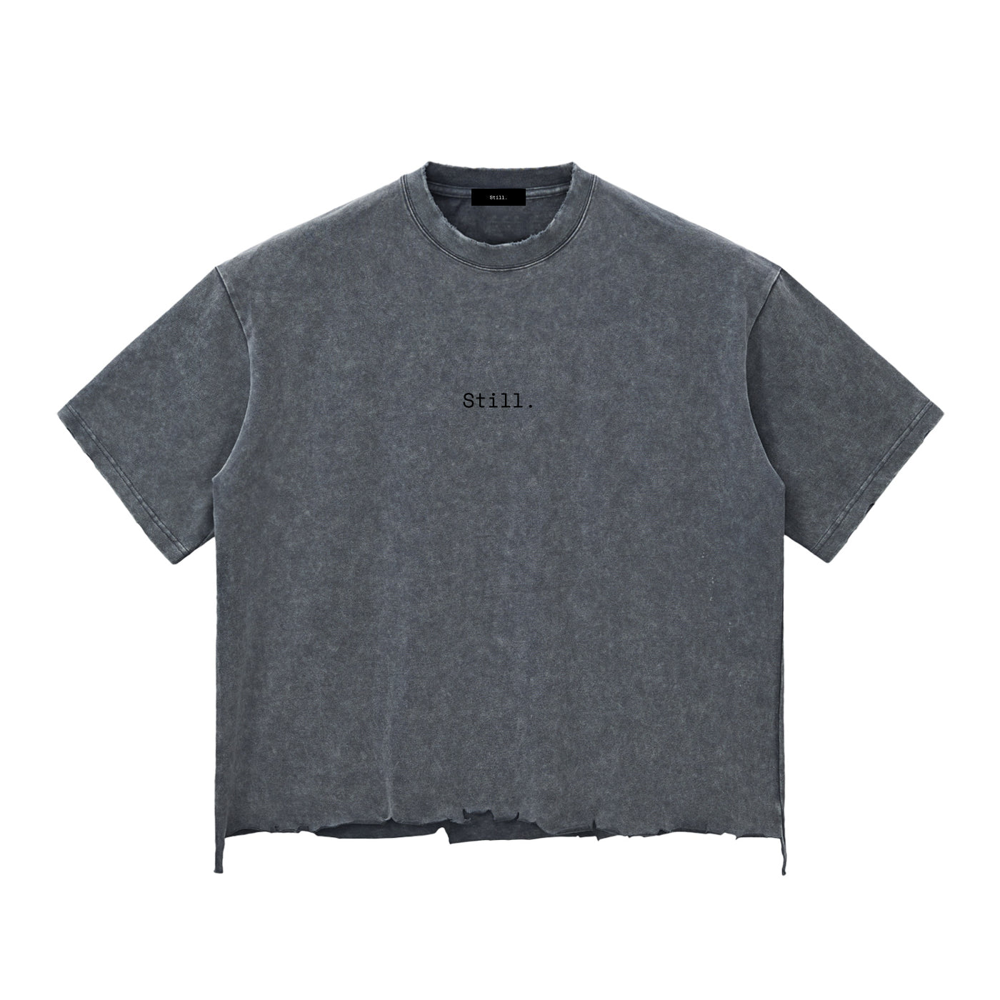 Still. Distressed Boxy T-shirt