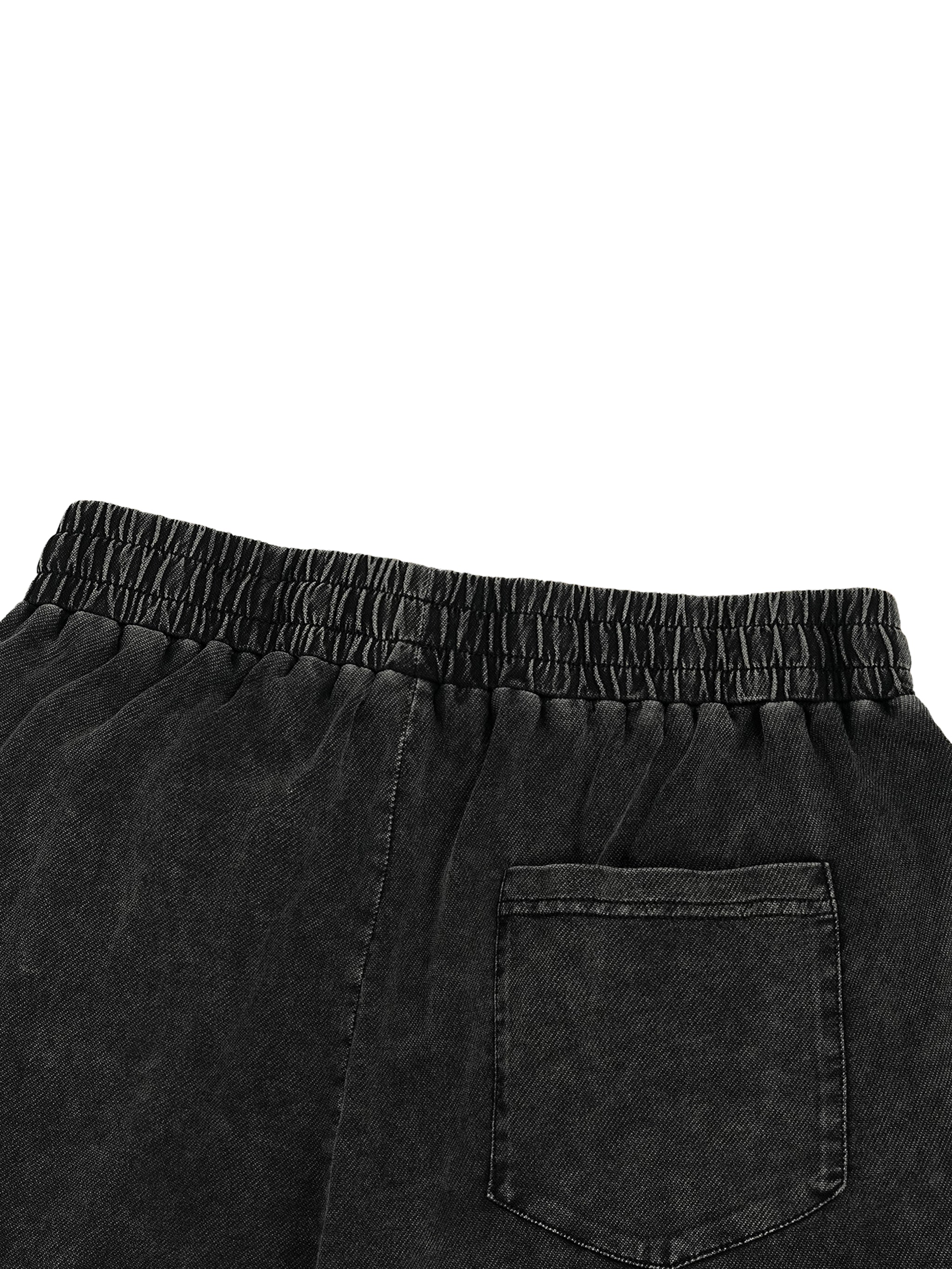 Snow Wash Drawstring Cotton Pants image 4