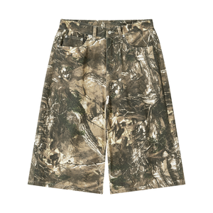 STILL. Men's Tree Camo Shorts in Brown Tree Camo