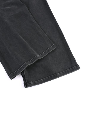 STILL. Vintage Washed Tape Raw Edge Sweatpants, detail view