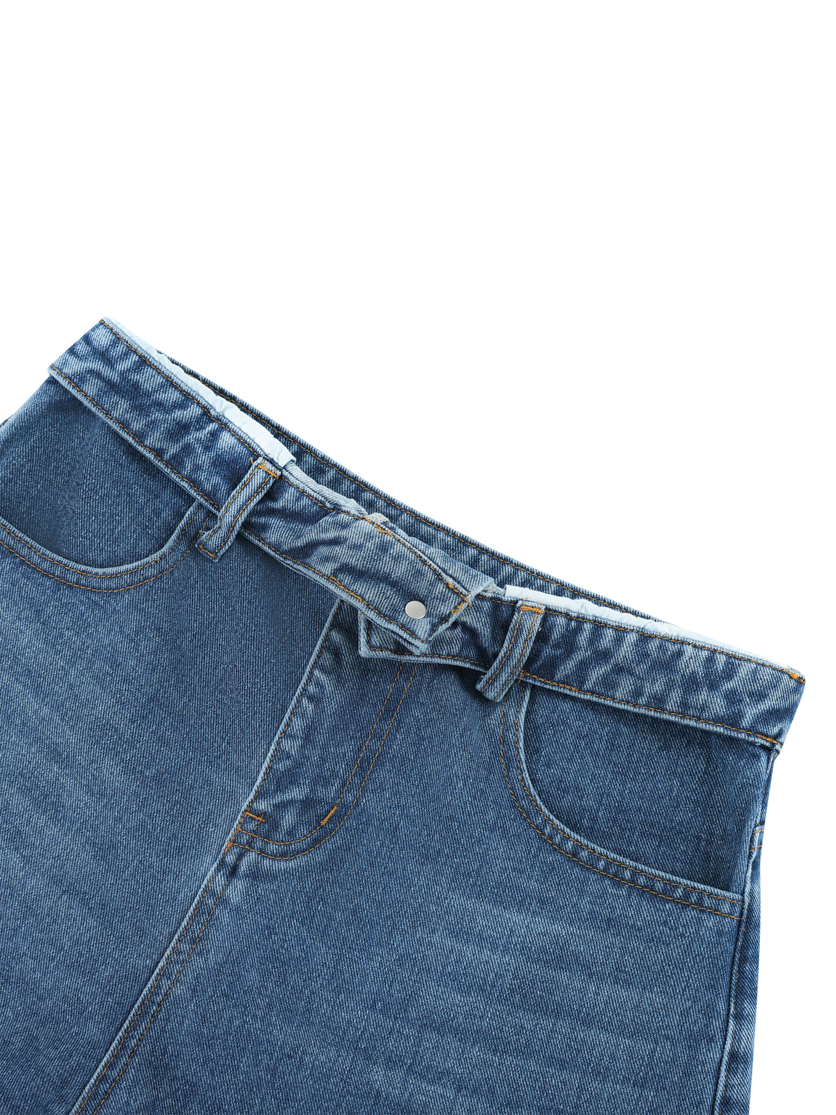STILL. Women's High Rise Denim Shorts, additional view