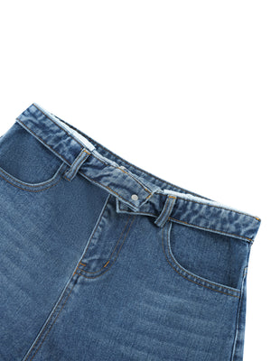 STILL. Women's High Rise Denim Shorts, additional view