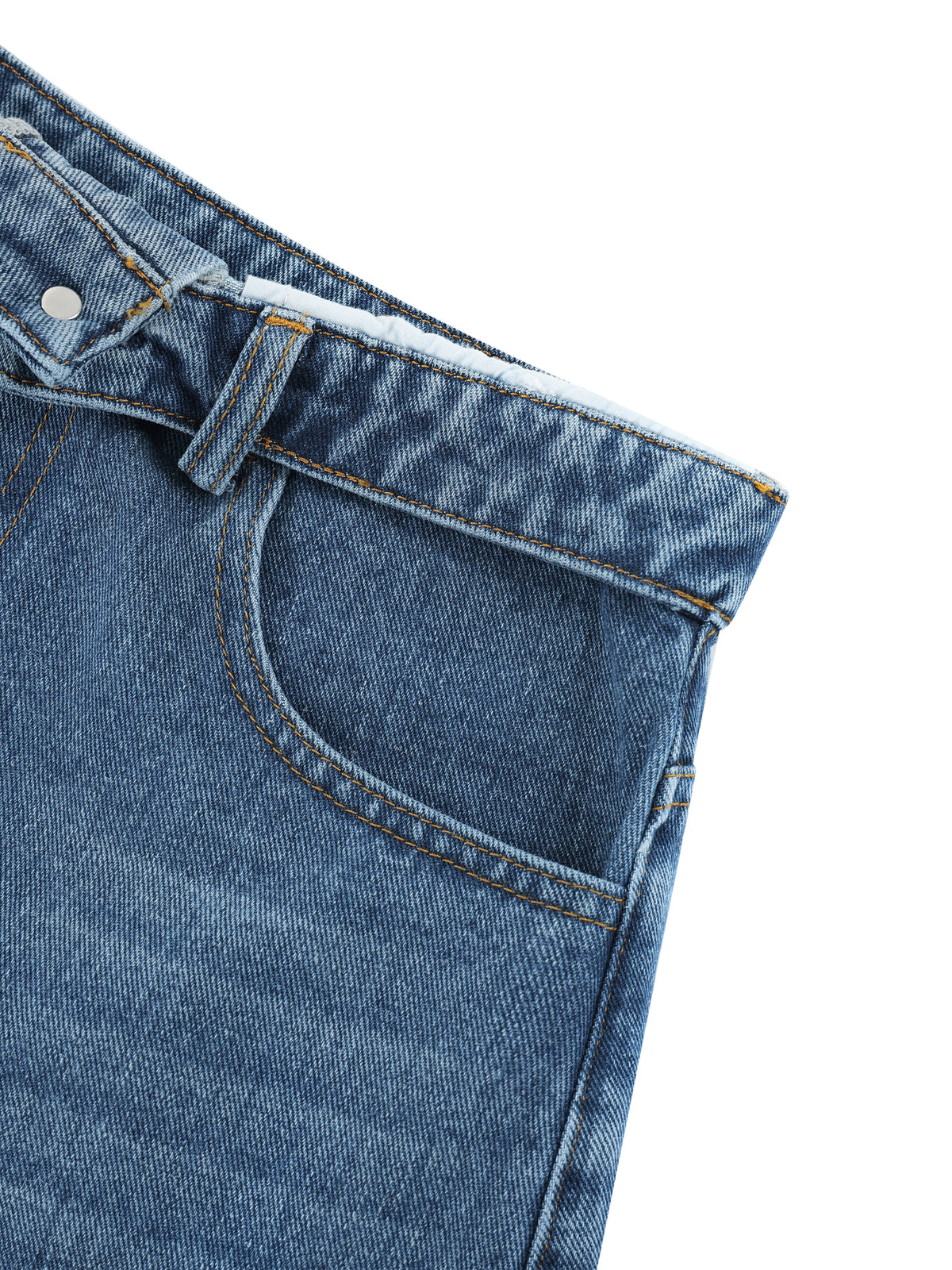 STILL. Women's High Rise Denim Shorts, additional view
