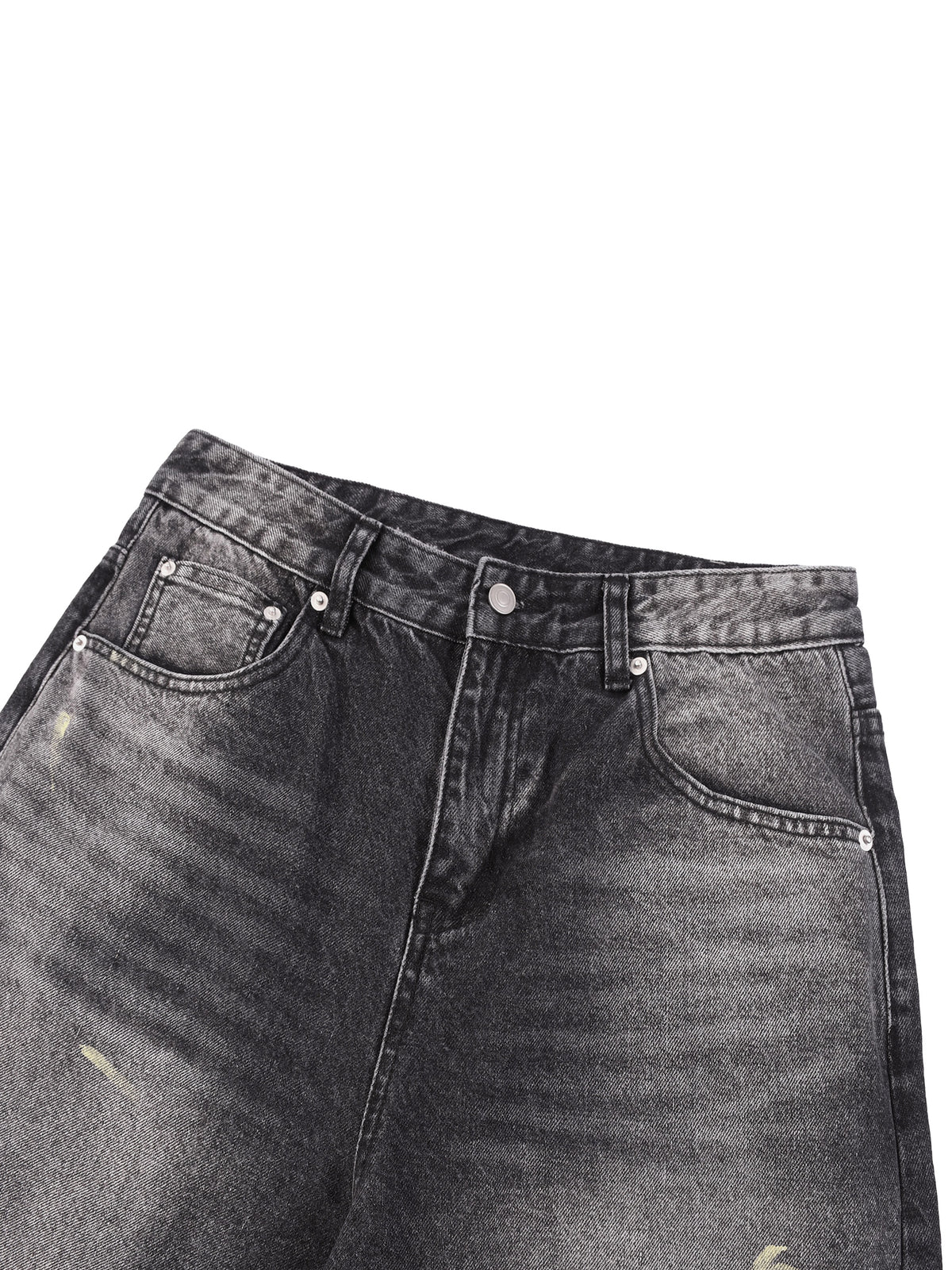 STILL. Men's Vintage Wash Denim Shorts, additional view