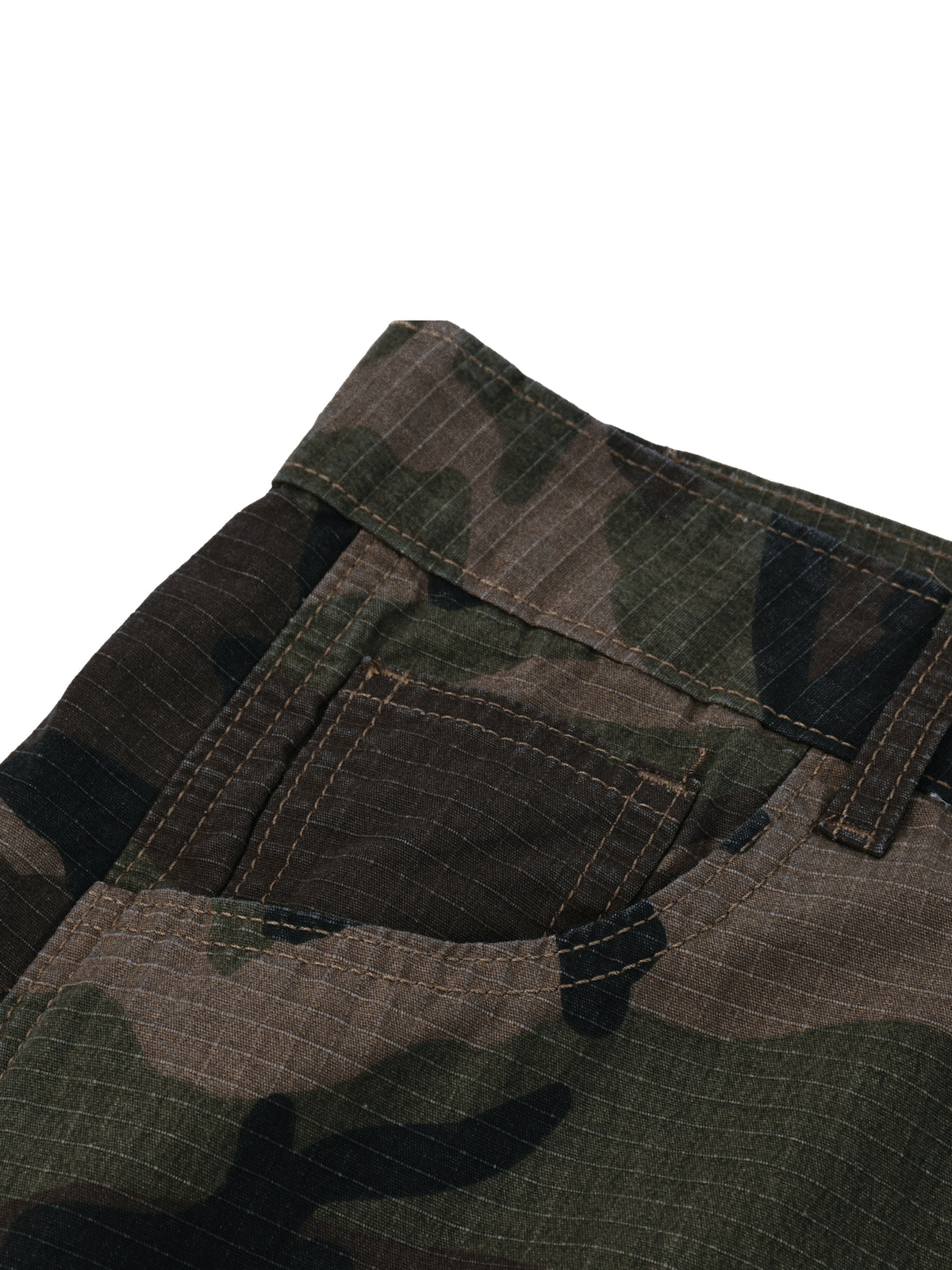 STILL. Camo Barrel Leg Cargo Pants, additional view