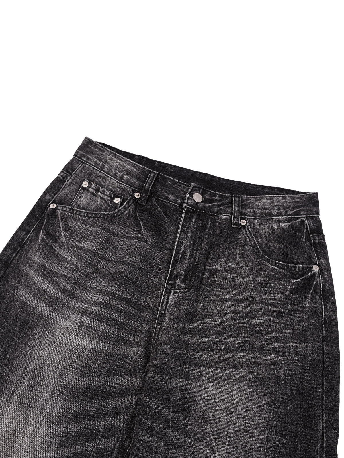 STILL. Men's Vintage Wash Wide Leg Jeans, additional view