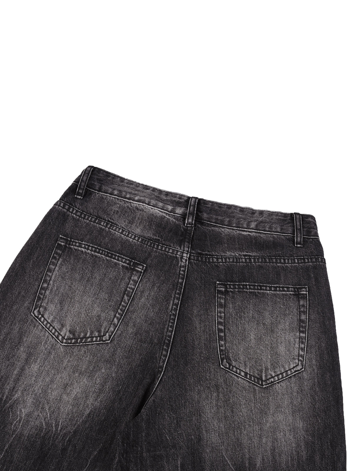 STILL. Men's Vintage Wash Wide Leg Jeans, additional view