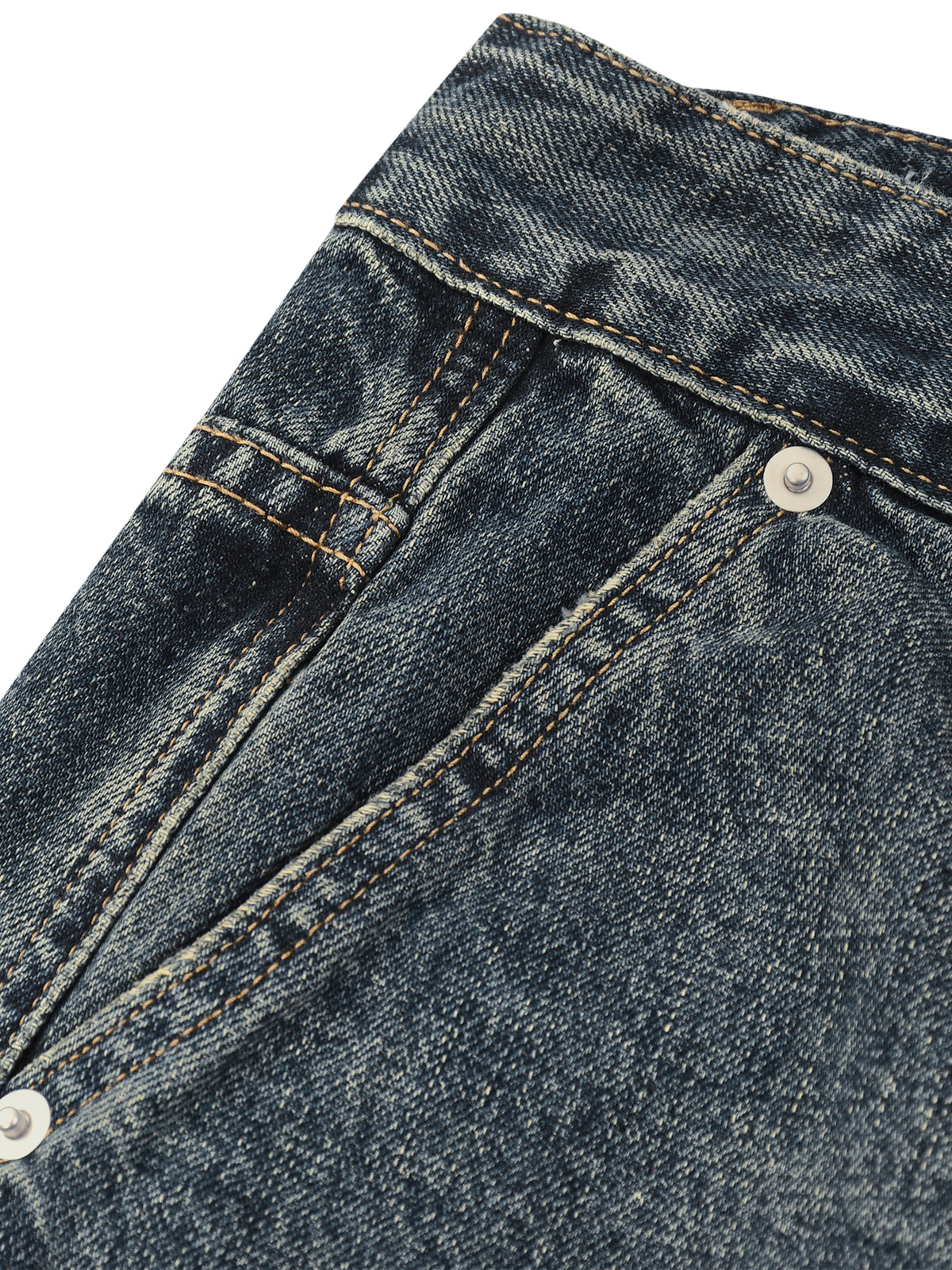 STILL. Men's Pleated Wide Leg Jeans, additional view