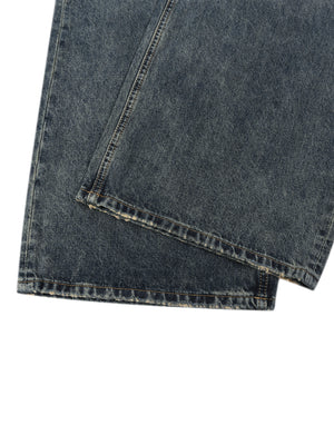 STILL. Men's Pleated Wide Leg Jeans, additional view