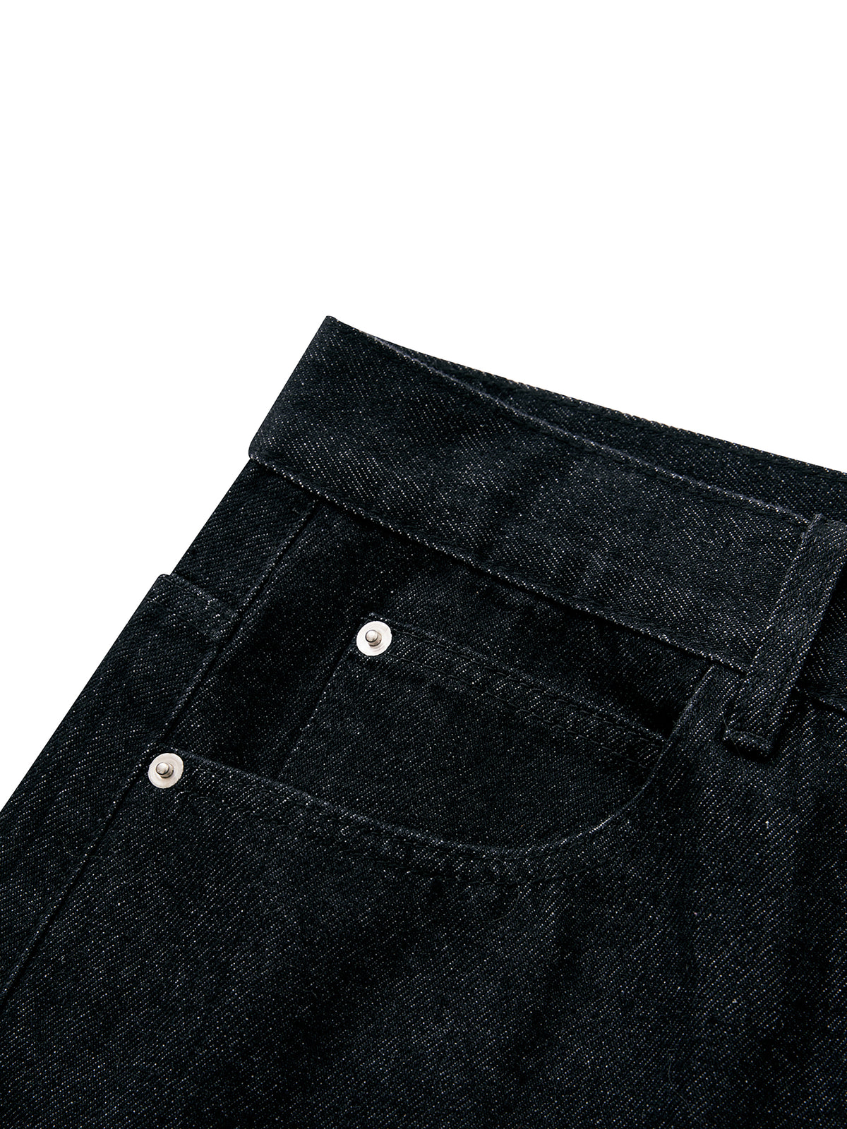 STILL. Men's Button Fly Wide Leg Jeans, additional view