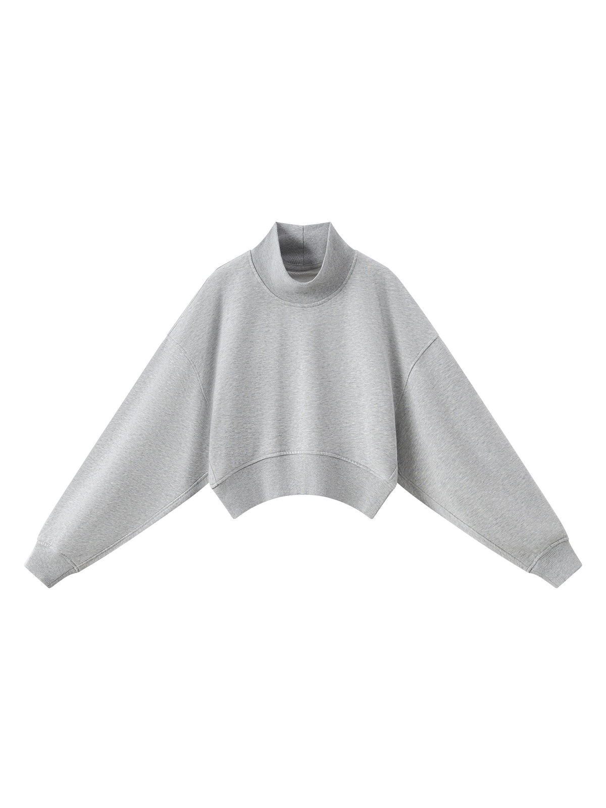 STILL. Women's Crop Mock Neck Sweatshirt, additional view