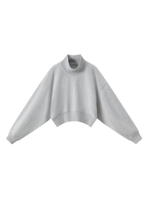STILL. Women's Crop Mock Neck Sweatshirt, additional view