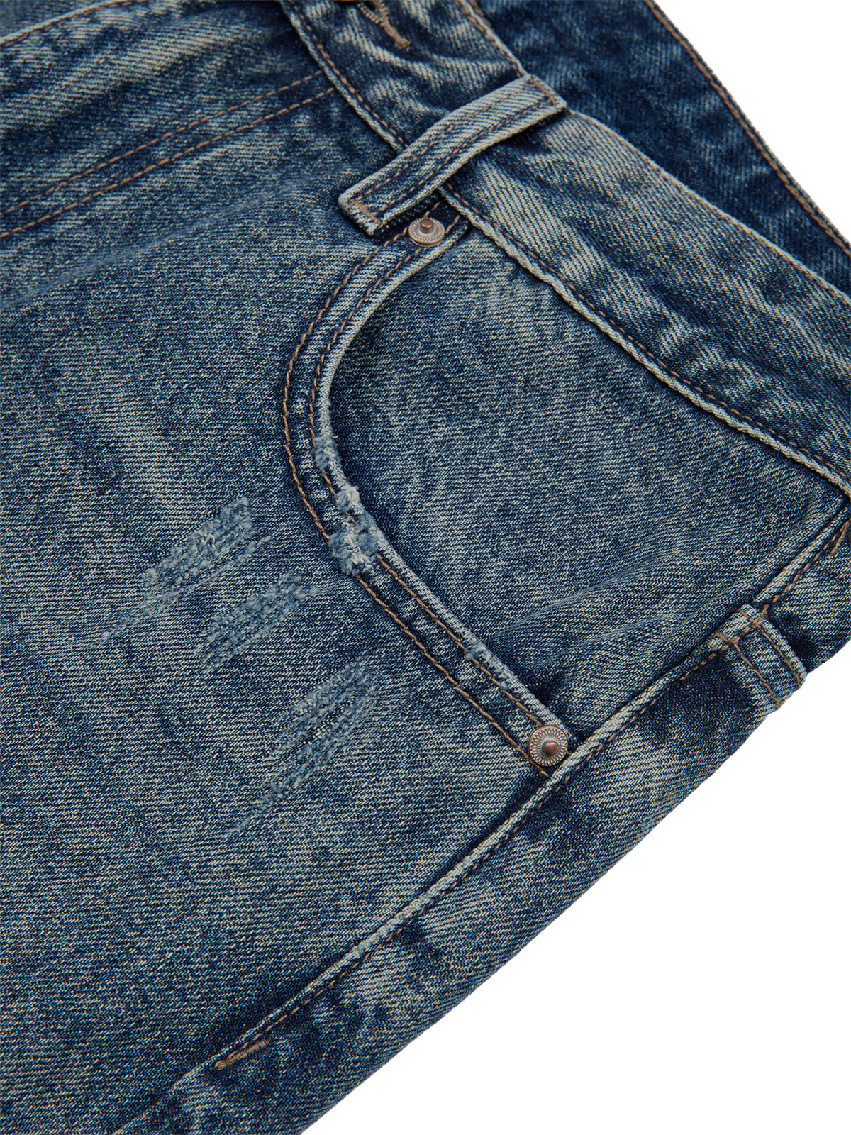 STILL. Men's Vintage Wash Straight Leg Jeans, additional view