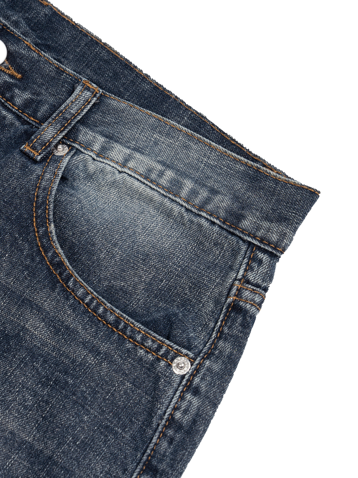 STILL. Men's Knee Fade Straight Leg Jeans, additional view