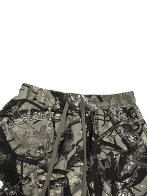 STILL. Unisex Tree Camo Barrel Leg Pants, additional view