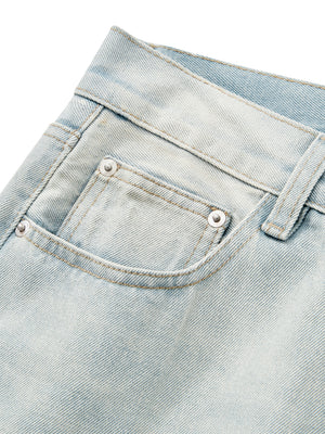 STILL. Men's Light Wash Wide Leg Jeans, additional view