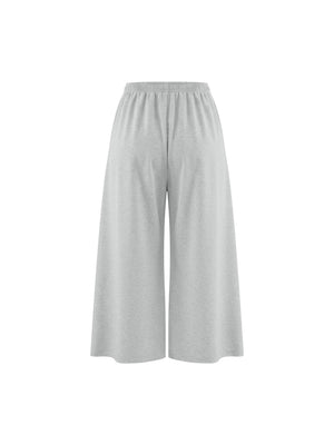STILL. Women's Raw Edge Wide Leg Sweatpants, additional view