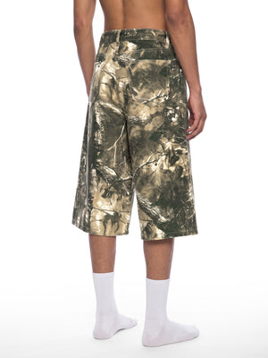 STILL. Men's Tree Camo Shorts, worn by a model